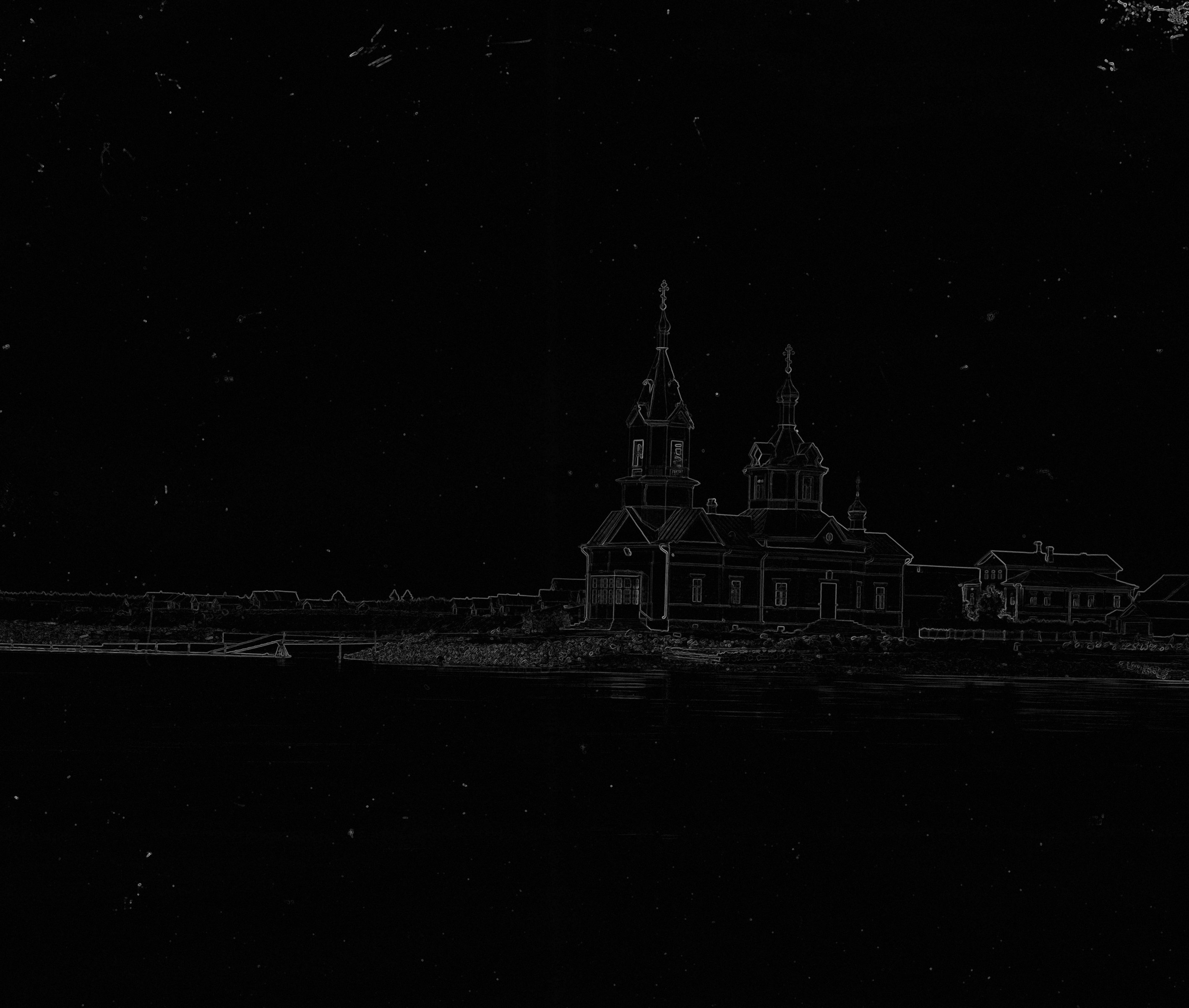 Church gradient map (Blue channel)