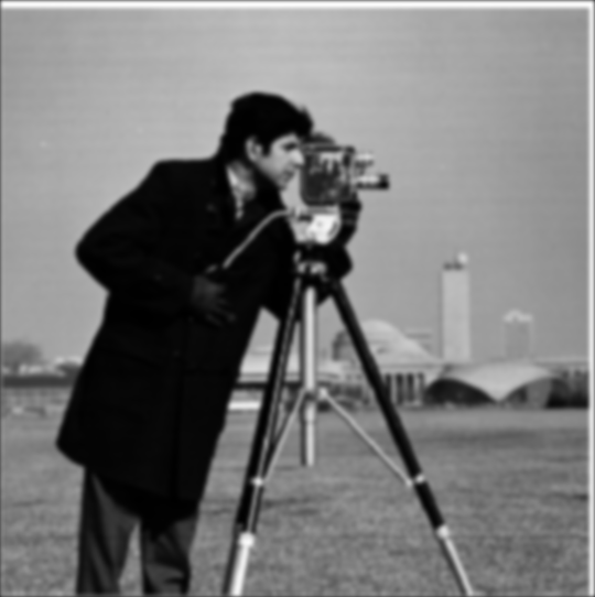 Gaussian blurred image