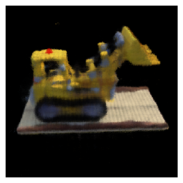 Lego training progression at step 4000
