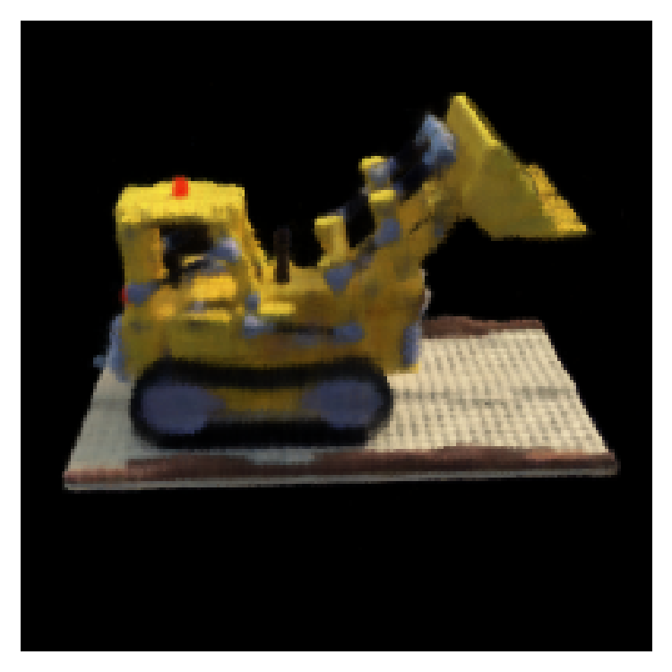 Lego training progression at step 10000