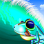 Hybrid Example 3 final hybrid (frog + surfer)